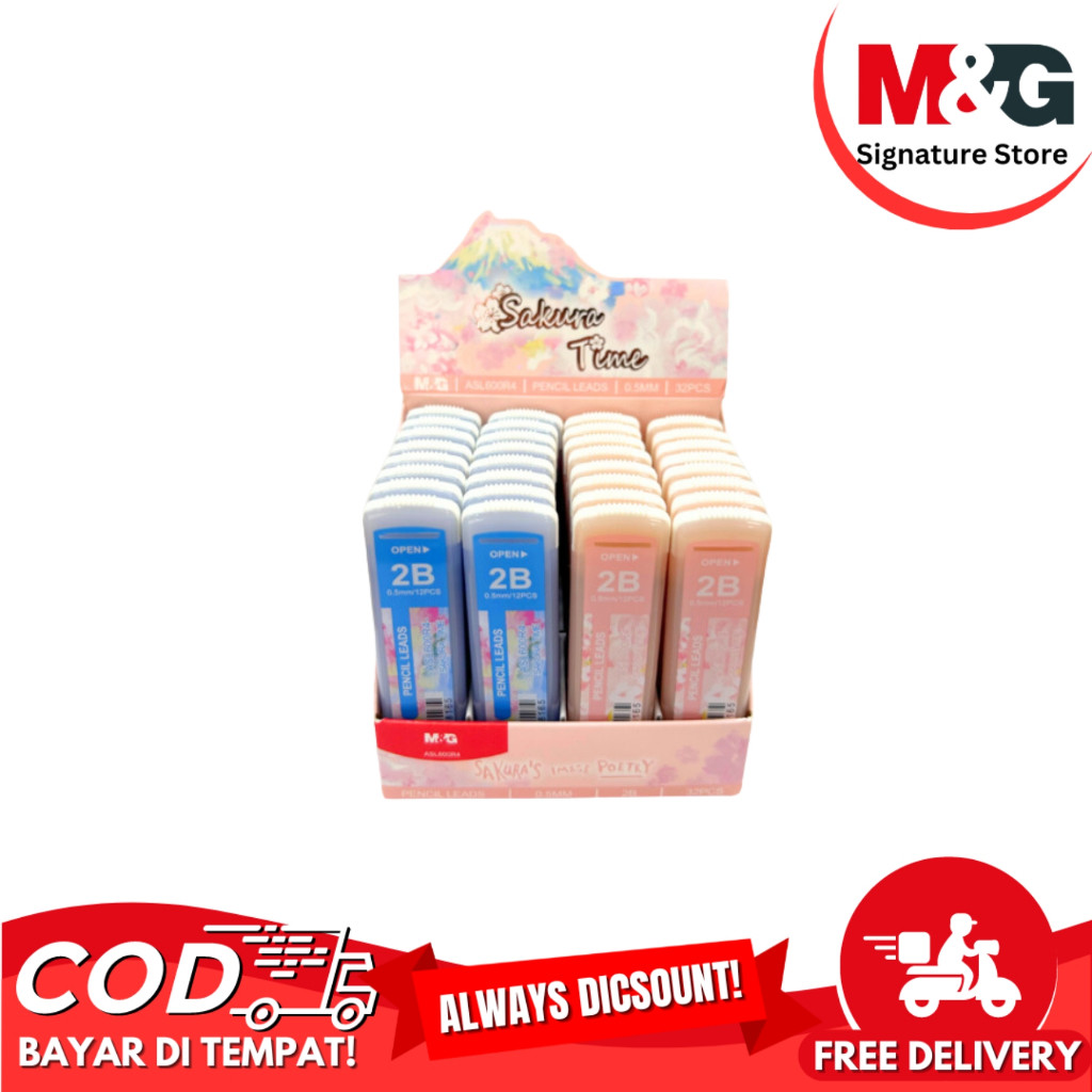 

Refil Pencil Mechanic M&G Sakura Time Isi Pensil Mekanik 2B Tip 0.5 mm #QSL37471