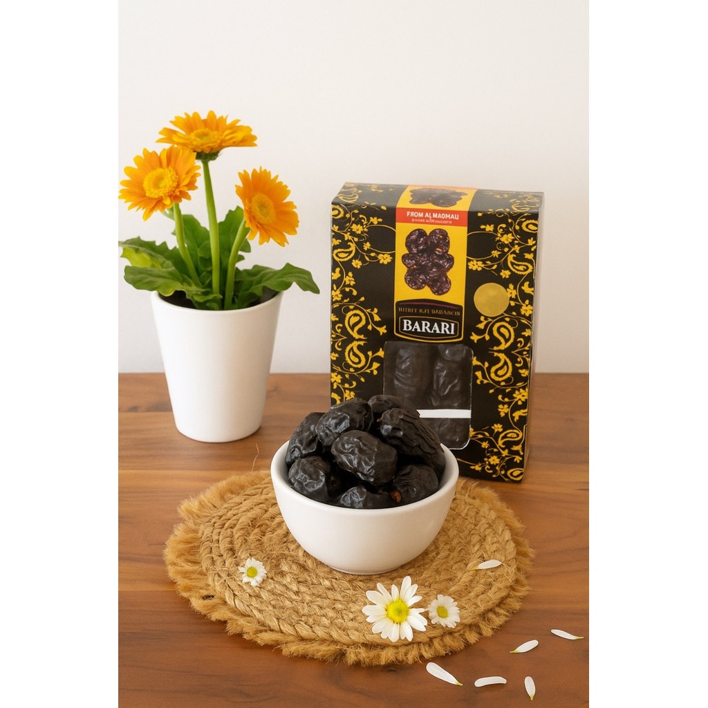 

Kurma Anggur Bam Barari 600gr - Kurma Lembut Rasa Manisan Anggur