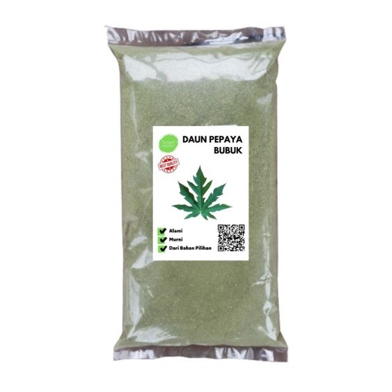 

Powder Bubuk Serbuk Daun Pepaya / Kates Kemasan 500 Gram