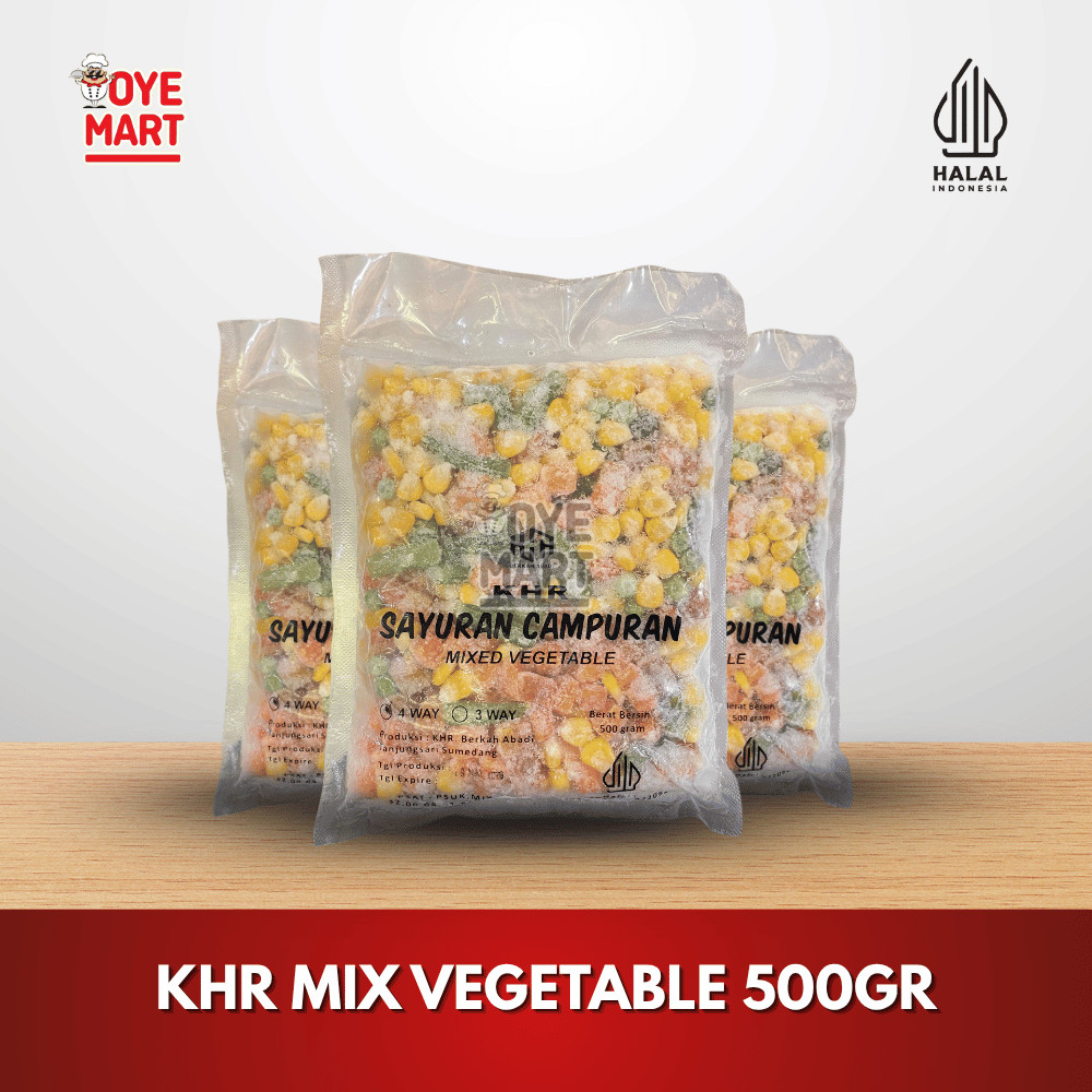 

KHR MIX VEGETABLE 500GR / SAYURAN BEKU