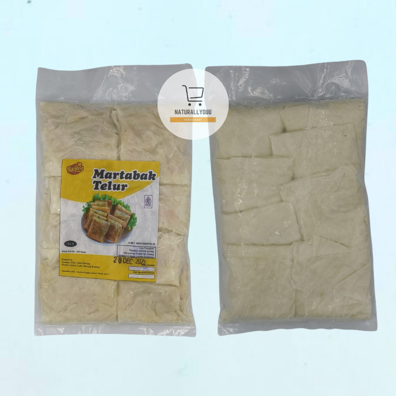 

NisoFood Martabak Telor Isi 8pcs Telur Frozen Halal Cemilan Beku