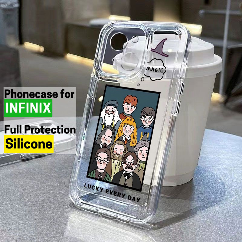 Case Harry Potter Hogwarts Casing HP Infinix Note Hot 50 40 Pro Plus 30 30i 40i Smart 8 11s NFC 5G