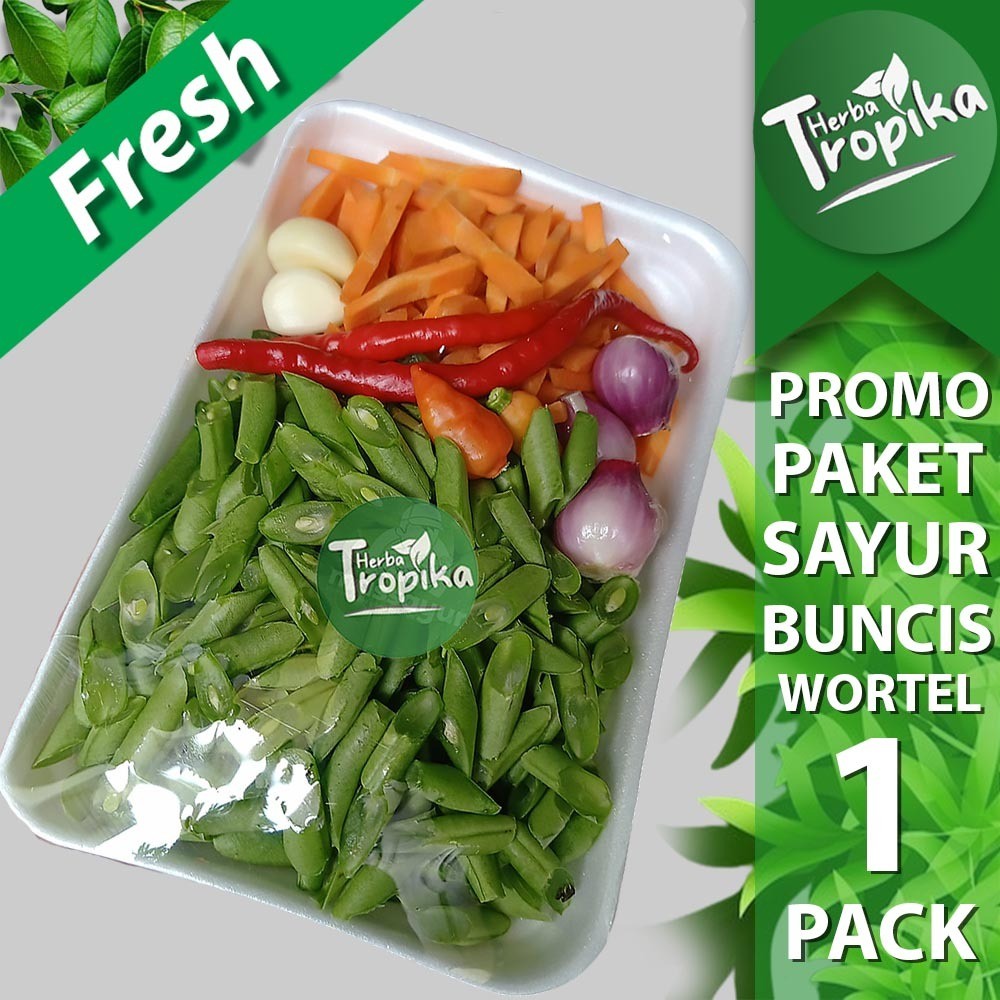 

Promo Paker Sayur Tumis Buncis Wortel Lengkap 1 Pack Murah Toko herba tropika