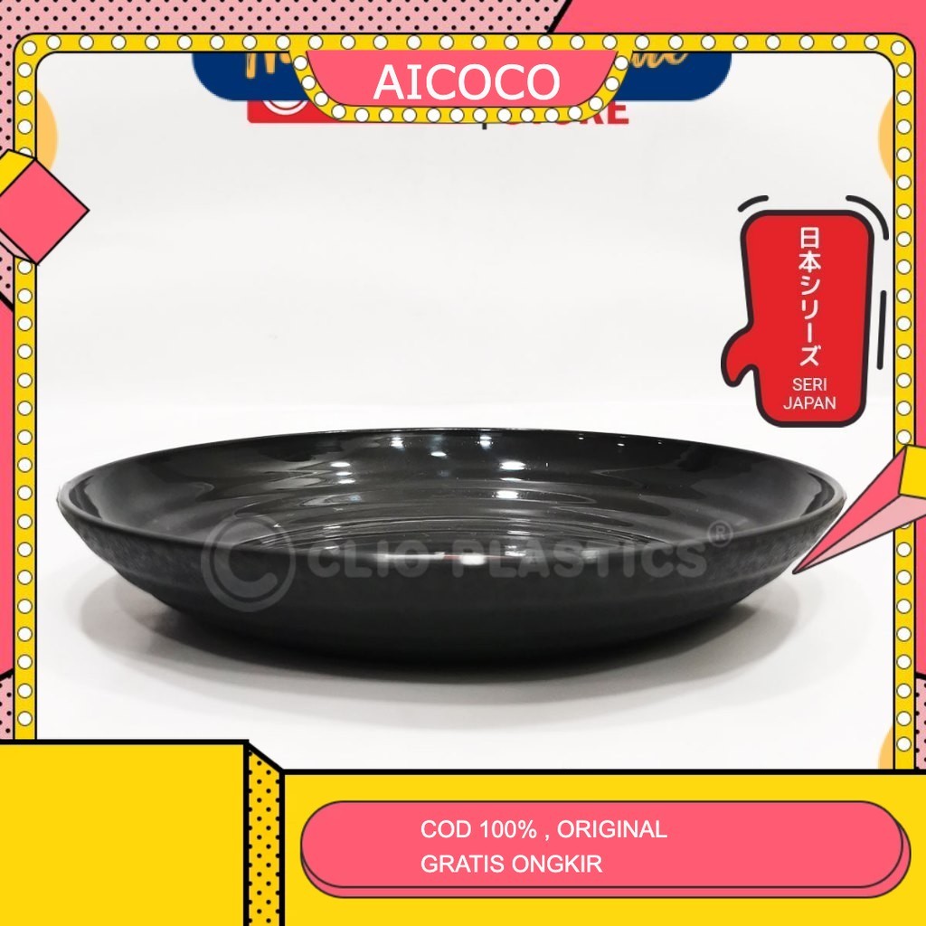 AICOCO HOUSEWARE - 1 Lusin Piring Ceper 6" Piring plastik - Piring cafe - piring restoran - alat mak
