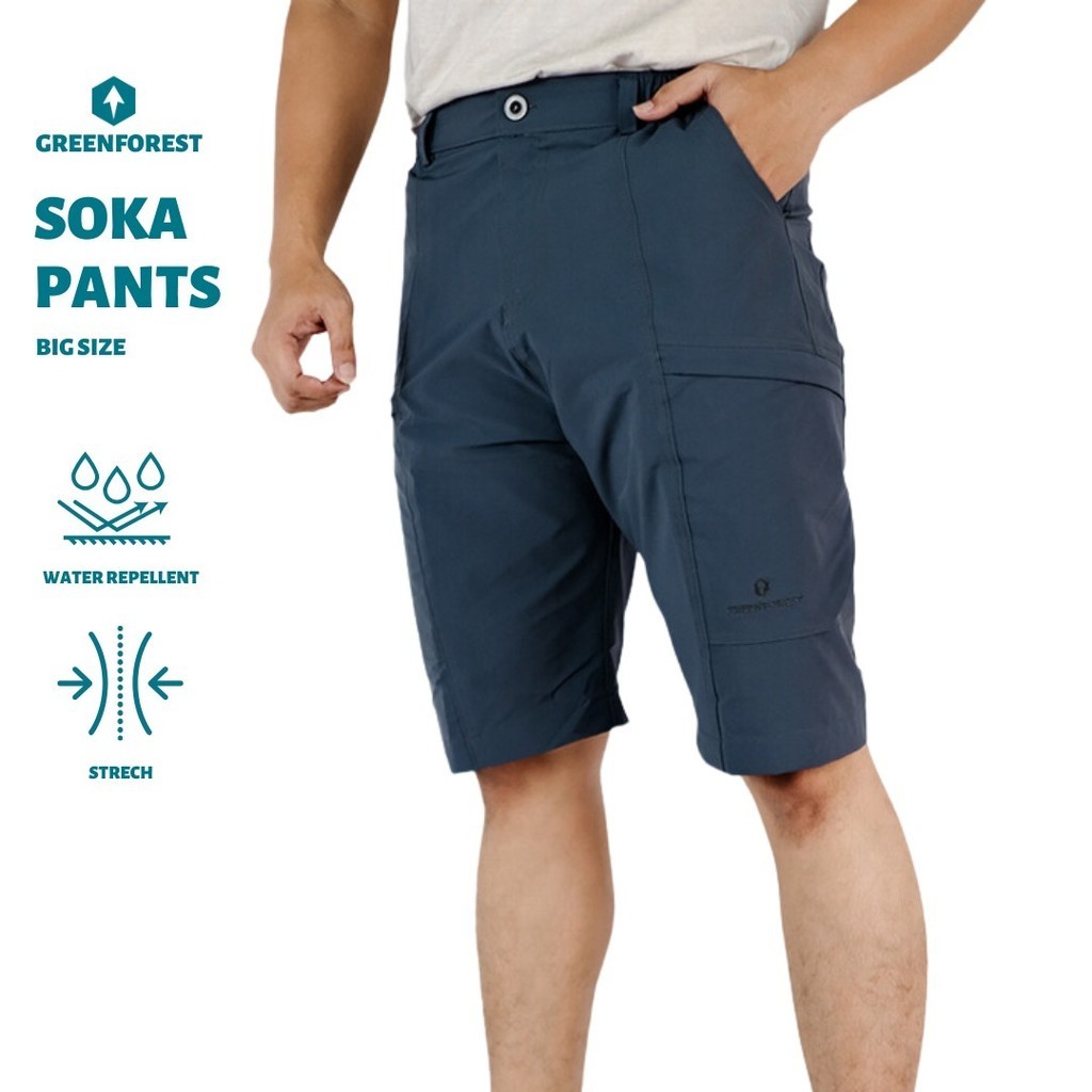 Greenforest Soka Celana Gunung Pendek Quickdry Pria dan Wanita  100% ORI GREENFOREST