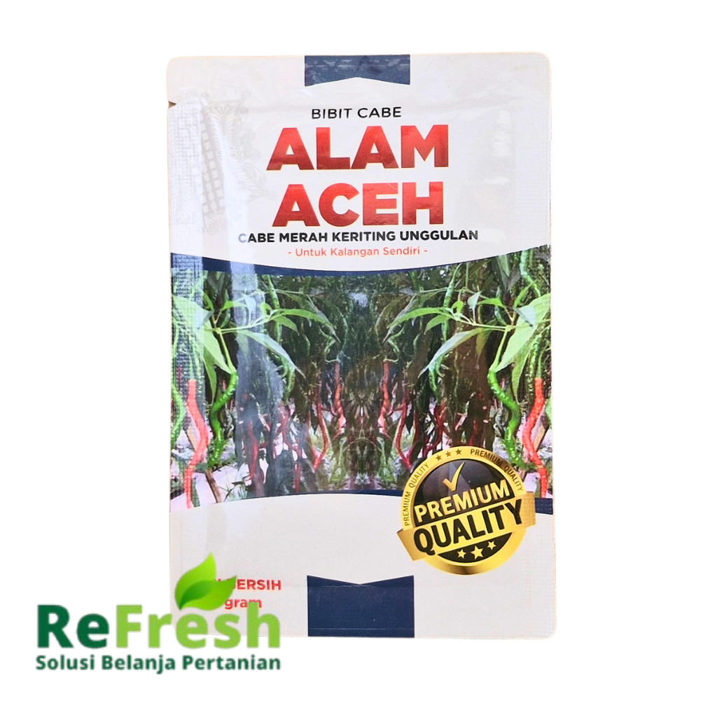 Cabe ALAM ACEH 10gr Tahan Virus Buah Lebat Original Pabrik Tanaman Benih Bibit CMK Alam Aceh