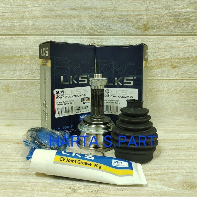 CV JOINT OUT - CV JOINT LUAR SIGRA 1.2cc / CALYA 1.2cc