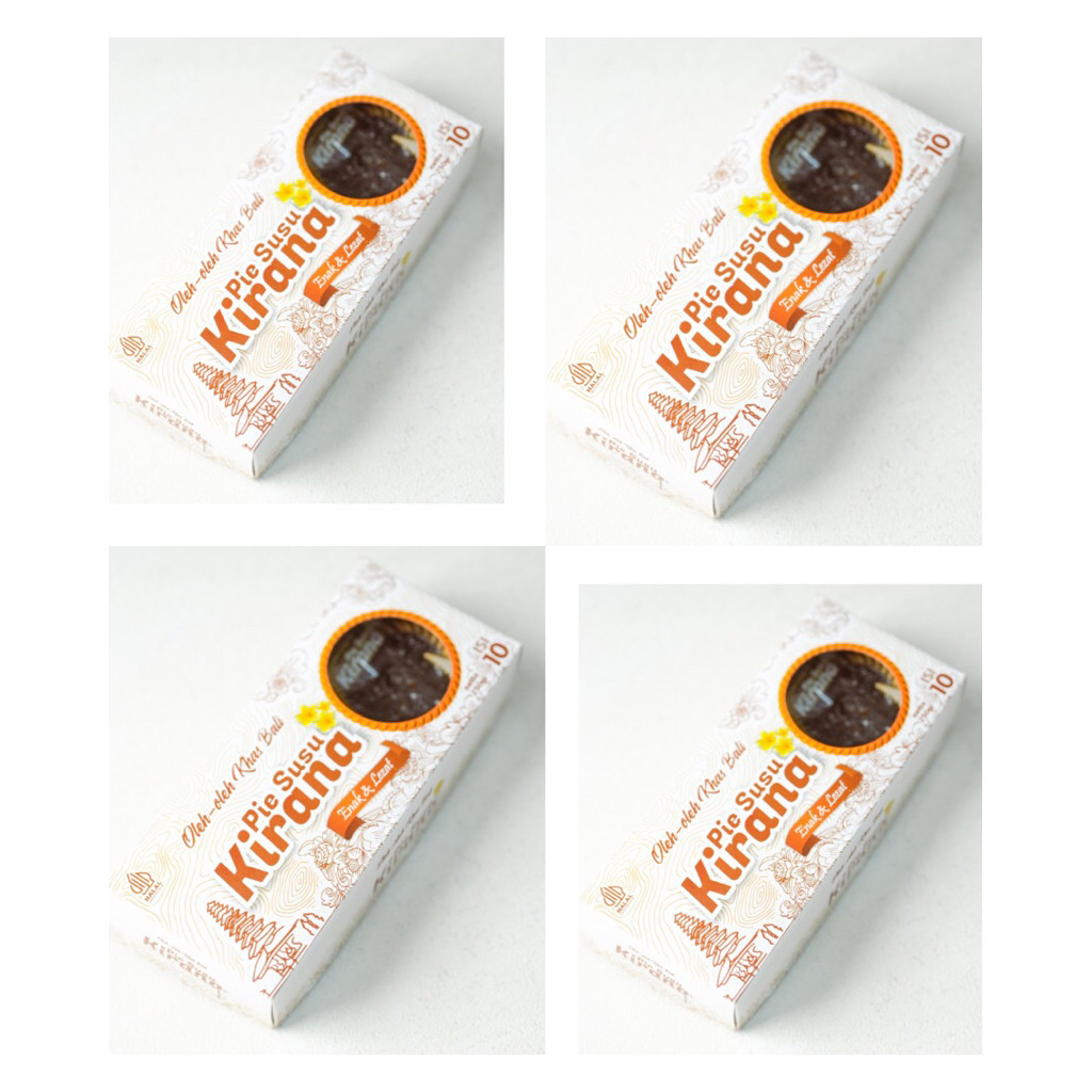 

Paket 4 box PIE SUSU KIRANA rasa MIX (kemasan 10pcs) | Pie Susu Bali | Oleh-oleh Khas Bali