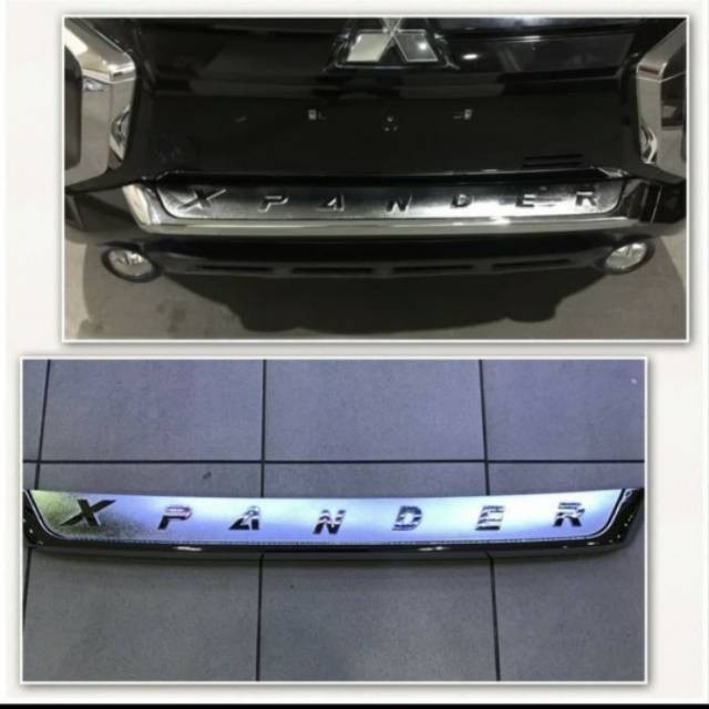List bumper depan xpander emboz chrome - variasi mobil xpander - list chrome bumper mobil xpander