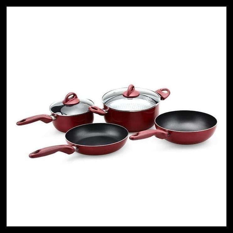 Panci Set Supra 7 Pcs Cookware Set Perabot Alat Masak Rumah Tangga Limited Edition