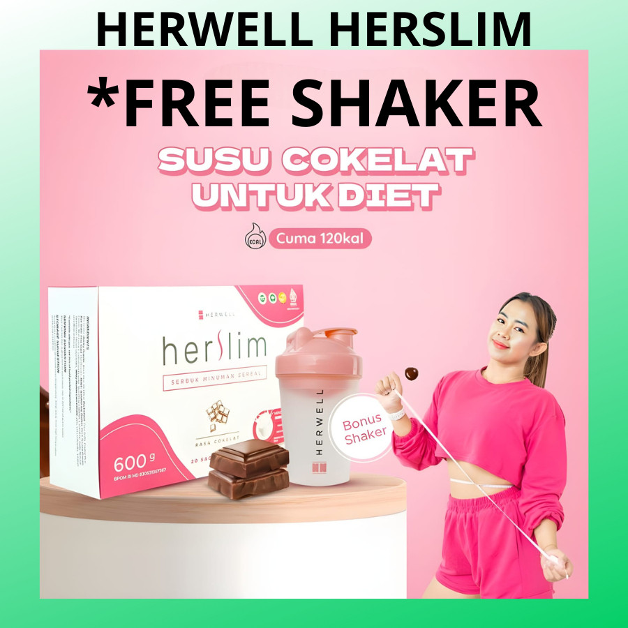 

HERSLIM / HERLEAN / HERVIBE BOX BY HERWELL HERWEL HER SLIM MEAL REPLACEMENT OFFICIAL PROMO MURAH