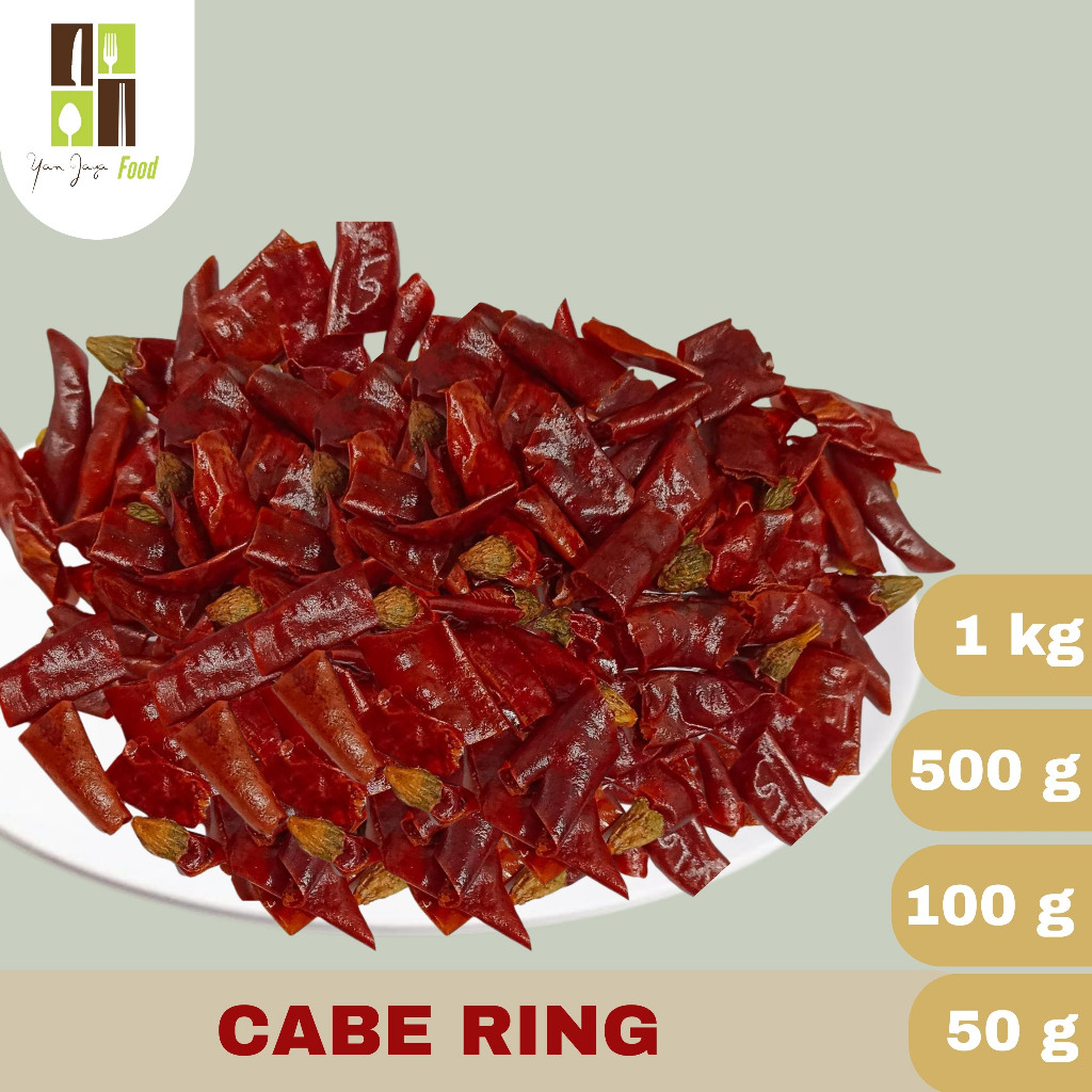 

Cabe Ring / Cabe Kering Sudah DI Potong 500g / 1 Kg [RE-PACK]