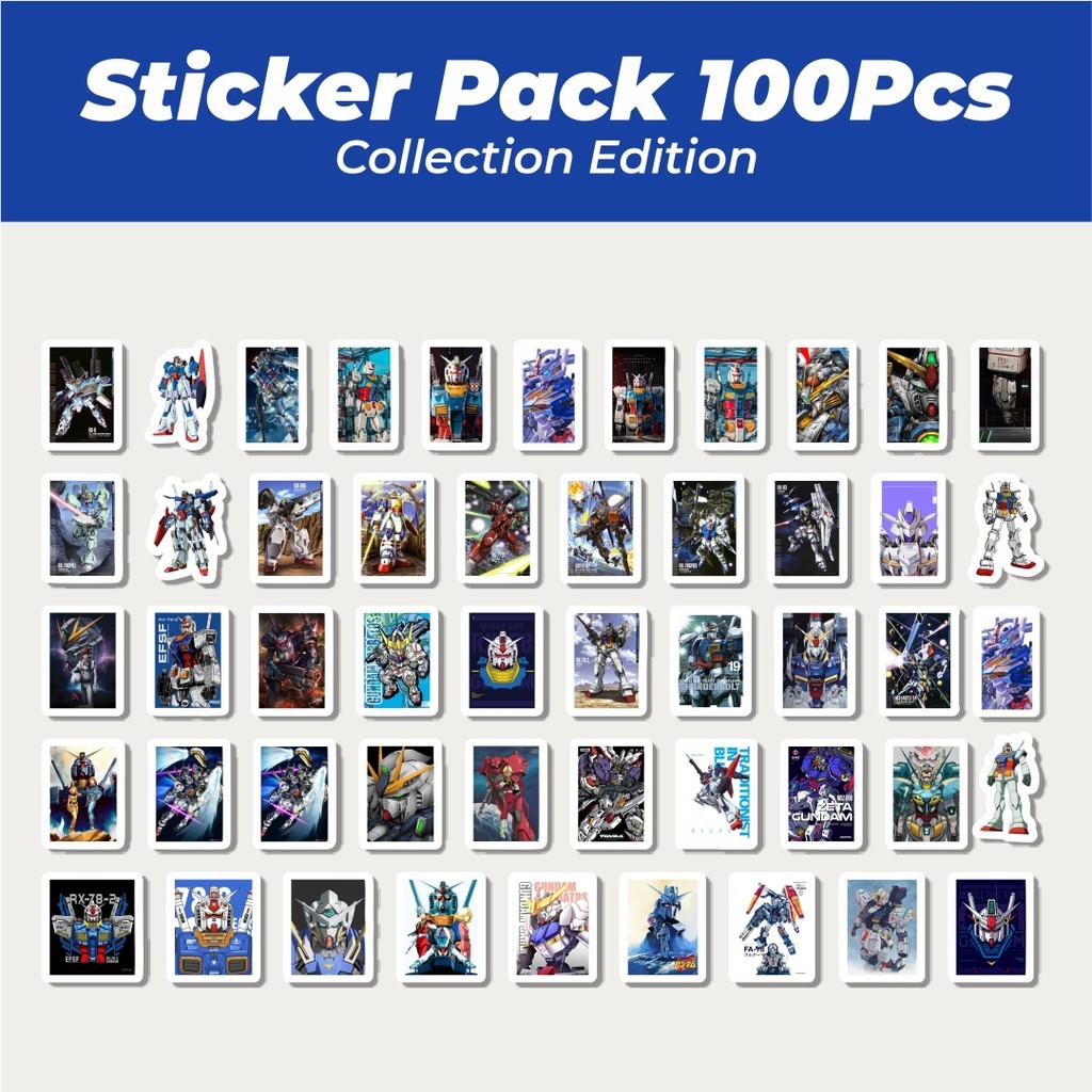 

Hot Stiker Gundam Lucu Anti Air Stikers Berperekat Waterproof Sticker Decal Buat Motor Helm Buku Journal Koper Casing HP Laptop Botol Minum