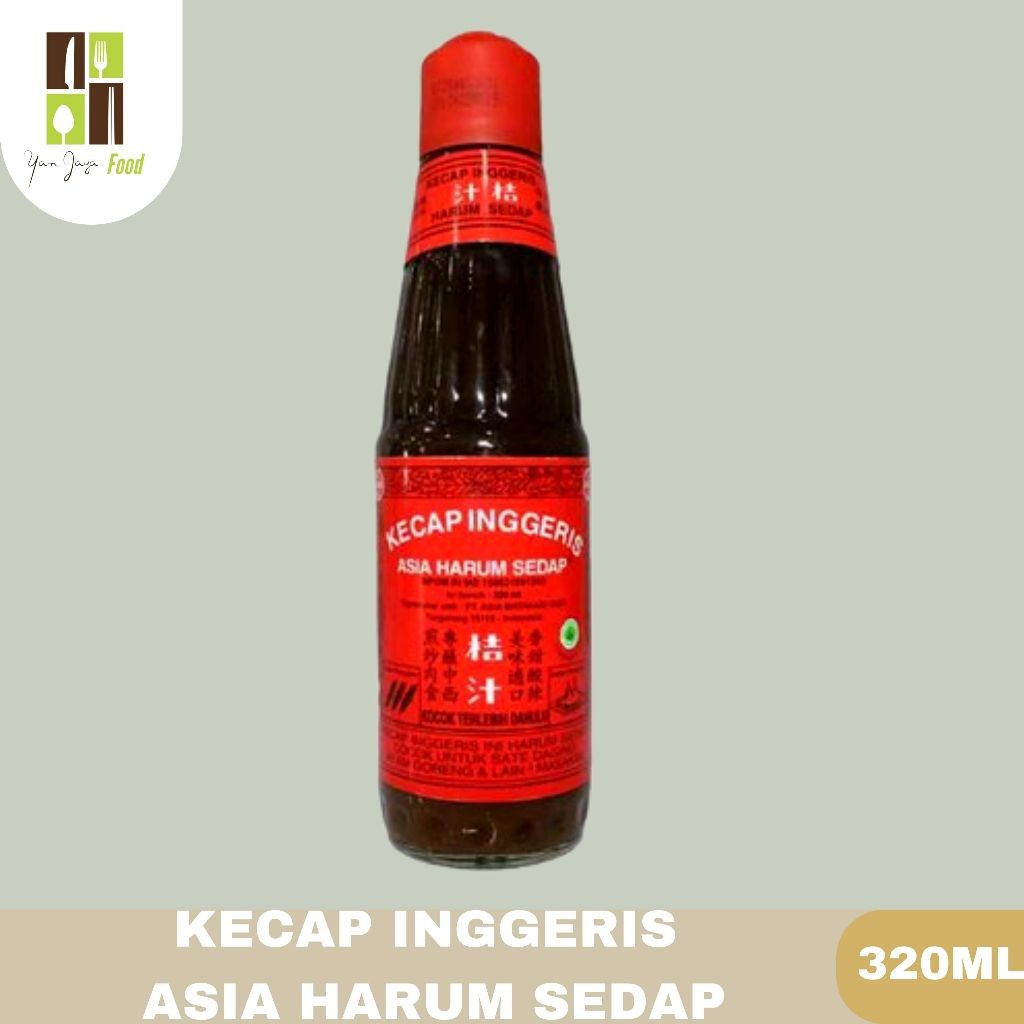 

Kecap Inggeris / Inggris / Asia Harum Sedap Kemasan Botol Plastik 320ml