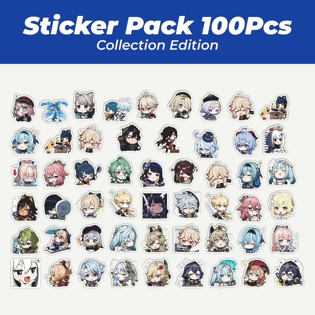 

Hot Stiker Anime Genshin Impact Series Lucu Anti Air Stikers Berperekat Waterproof Sticker Decal Buat Motor Helm Buku Journal Koper Casing HP Laptop Botol Minum