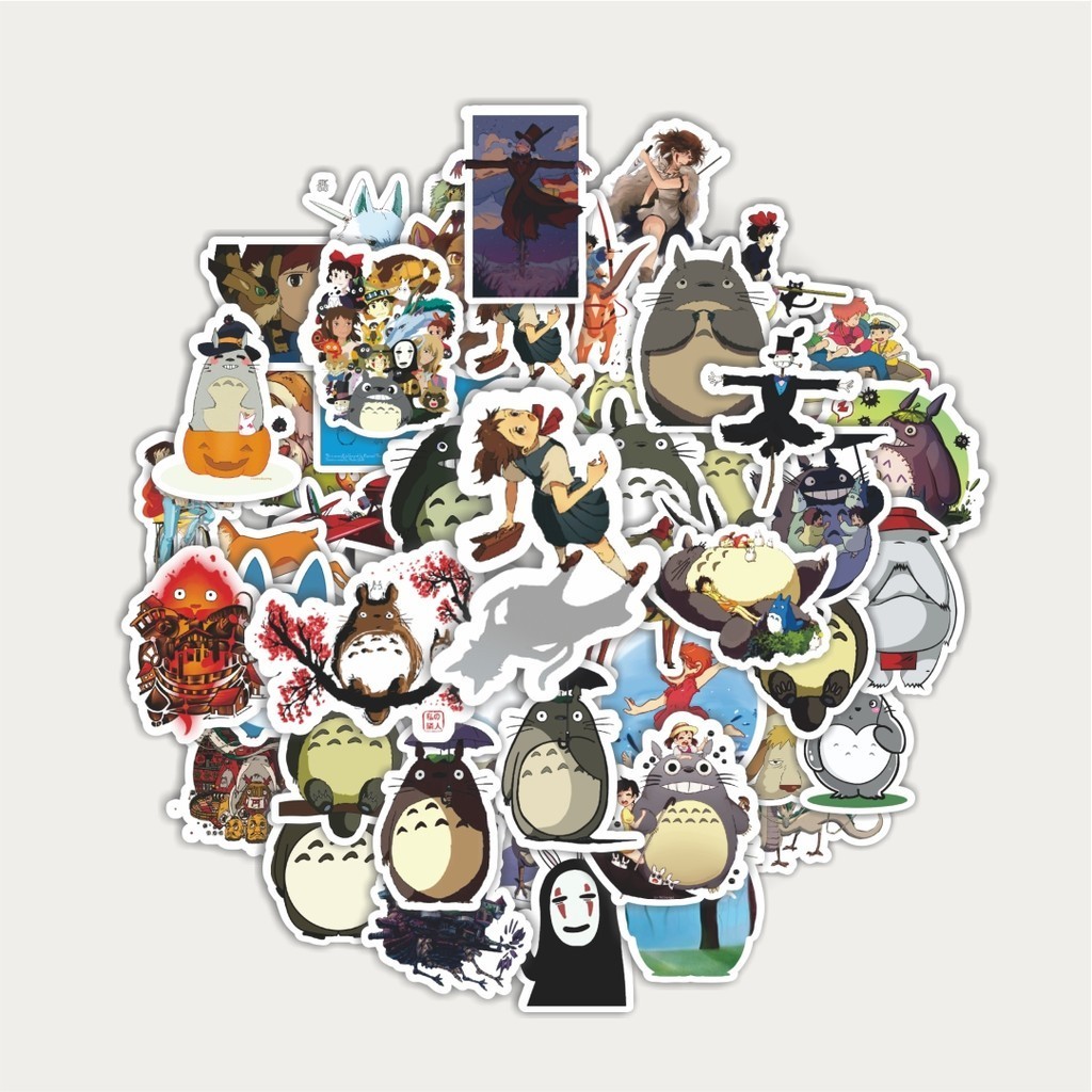 

Sticker Pack Stiker Anime Ghibli Hayao Miyazakui V2 | Sticker TUMBLR | Stiker LAPTOP KOPER HELM