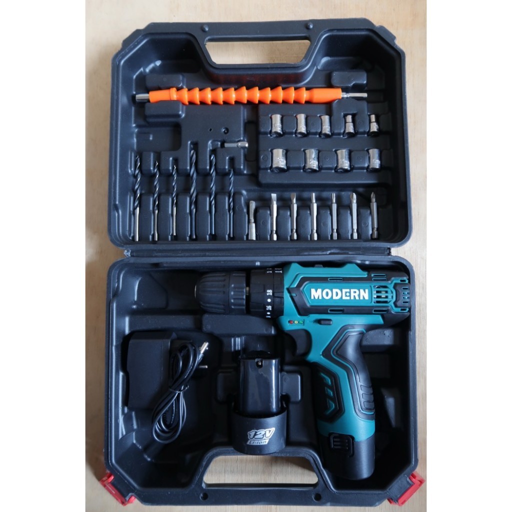MODERN M15 Bor Baterai Tembok Batre / Cordless Drill M 15