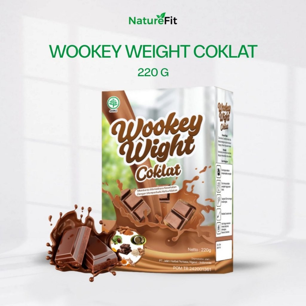 

Wookey Weight - Susu Penambah Berat Badan Rasa Coklat 220gr