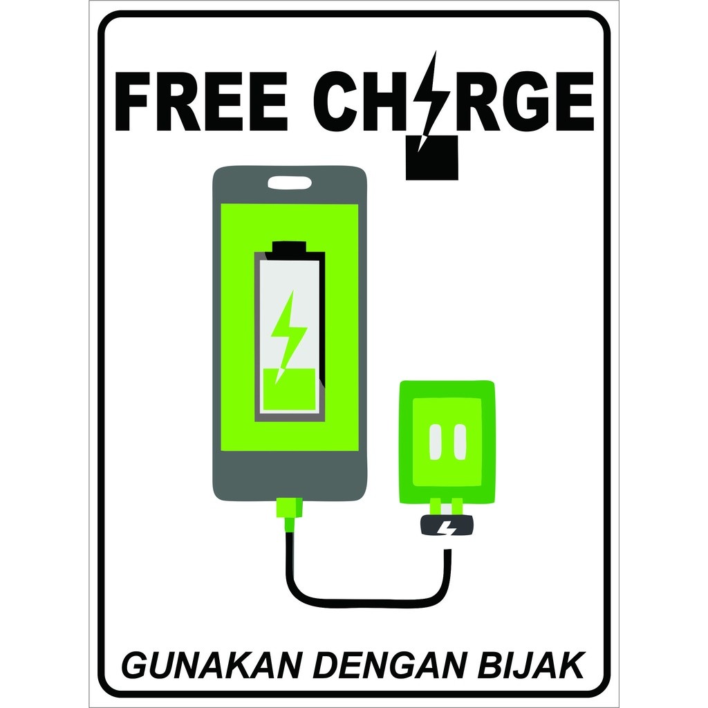 

stiker free carger READY BANYAK