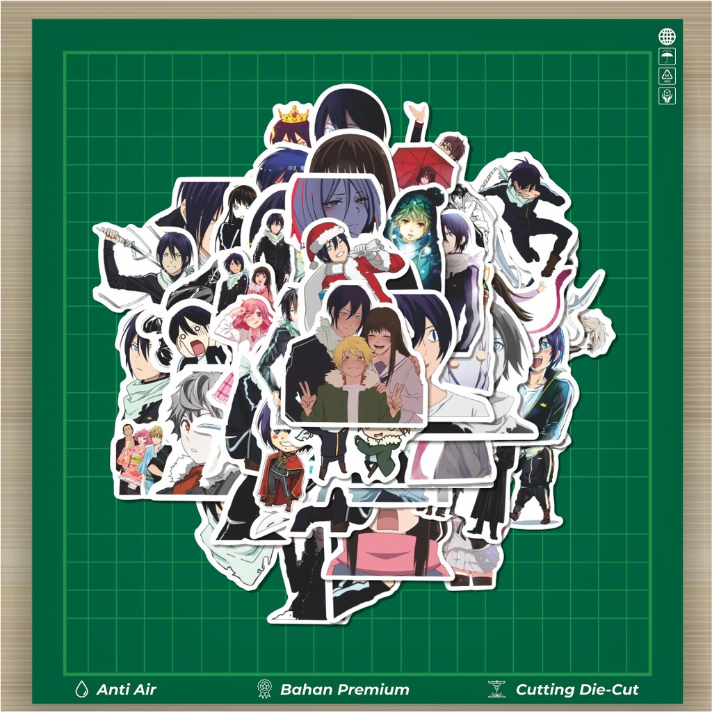 

HOT 50 PCS STIKER Stiker Anime Noragami StickerDekorasi Lucu Kreatif untuk Notebook, Skateboard, HP
