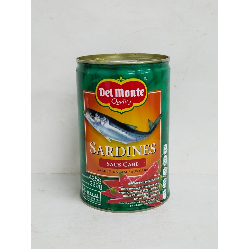 

DEL MONTE SARDINES SAUS CABE 425G