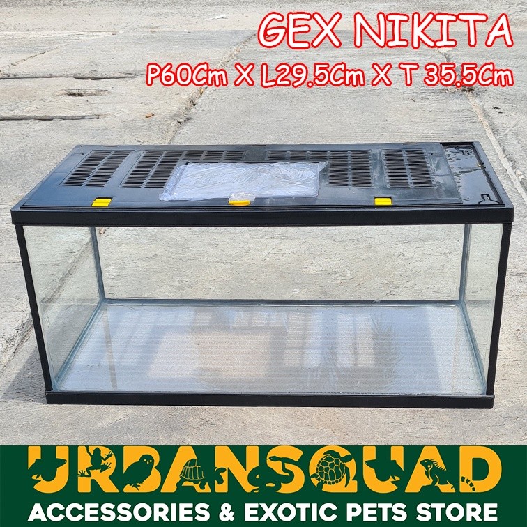 GEX NIKITA P60Cm X L29.5Cm X T 35.5Cm EXOTERRA REPTIZOO AQUARIUM