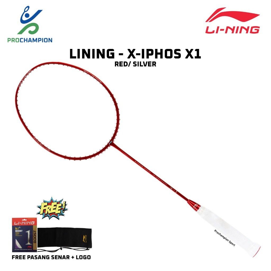 Lining X Iphos X1 Raket Badminton  Original