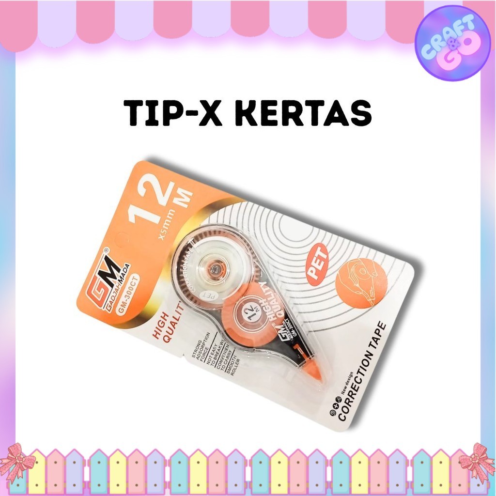 

Tip ex KERTAS / panjang 12 Meter