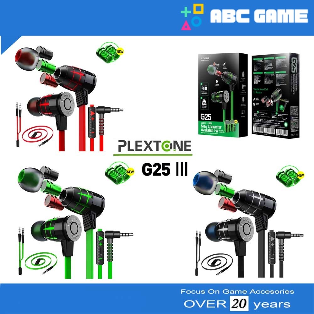Plextone G25 Earphone Gaming Ori Original PUBG ML