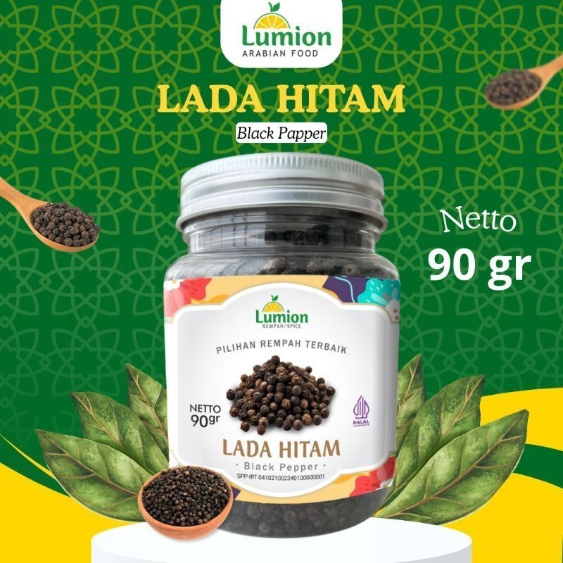 

Lumion Lada Hitam Blackpapper 90gr Pilihan Rempah Fresh Kemasan Botol