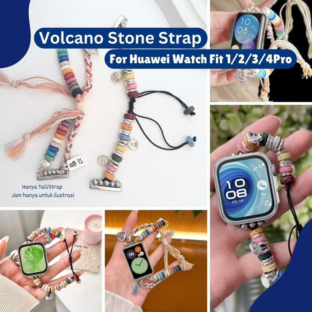 Volcano Stone Strap For Huawei Fit 1 Huawei Fit 2  Huawei Fit 3 Huawei Fit 4  Huawei Fit 4 Pro