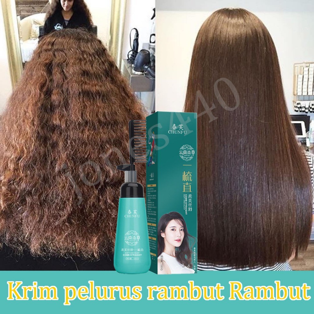 pelurus rambut tanpa catok pinkypinky permanen tanpa catok krim obat pelurus rambut/Krim pelurus ram
