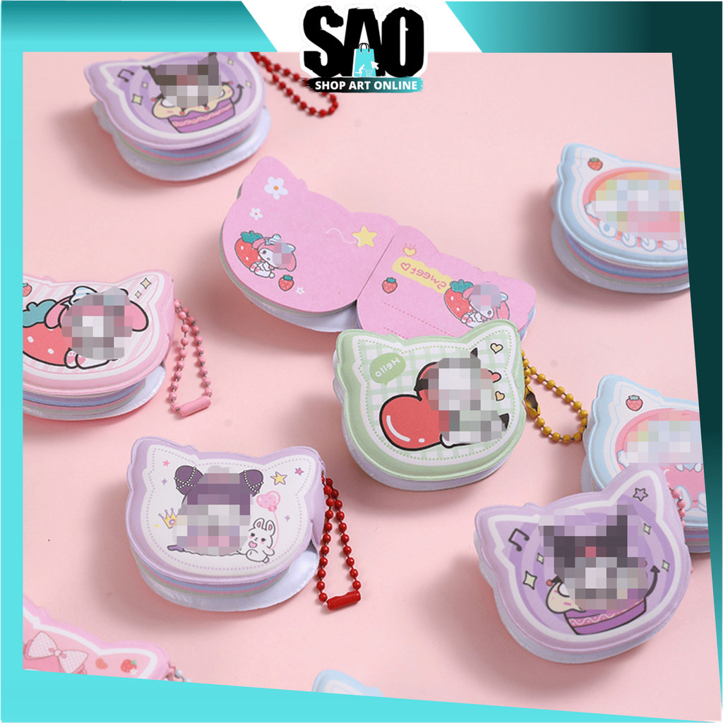 SAO - S6657 Buku Kecil Model Gantung Kekinian / Buku Catatan Kecil Gantung Lucu / Buku Catatan Kecil