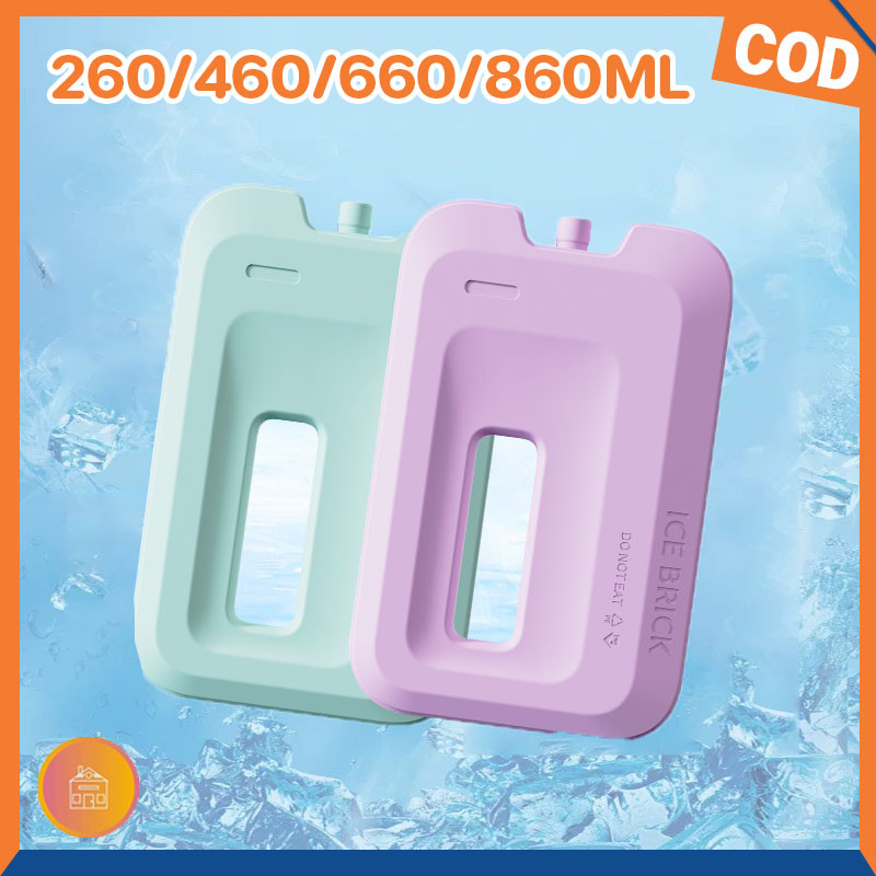 860ML Ice Pack Kecil Blue Ice Pack Kotak Mini Reusable Pengganti Cooler Bag Blue Ice Pack Gel