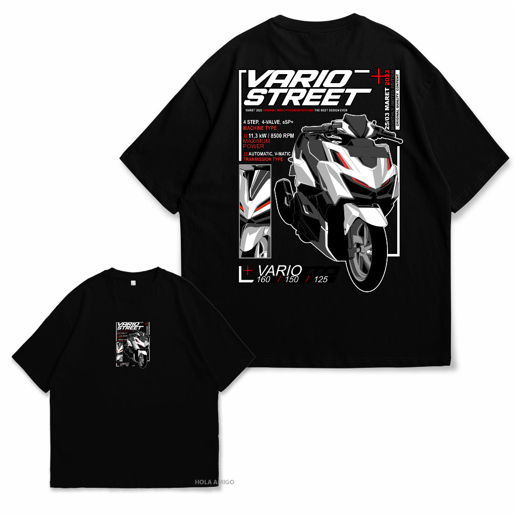 [BS] Kaos / Baju Distro Sunmori Vario Street