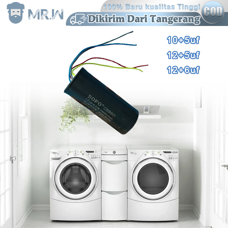 Capasitor Mesin Cuci 2 Tabung C 10+4 10+5 12+6 Universal  Polytron Panasonic