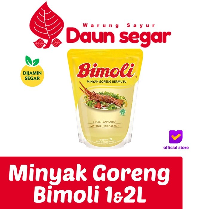 

Daun segar - Minyak Goreng Premium Bimoli 1 dus