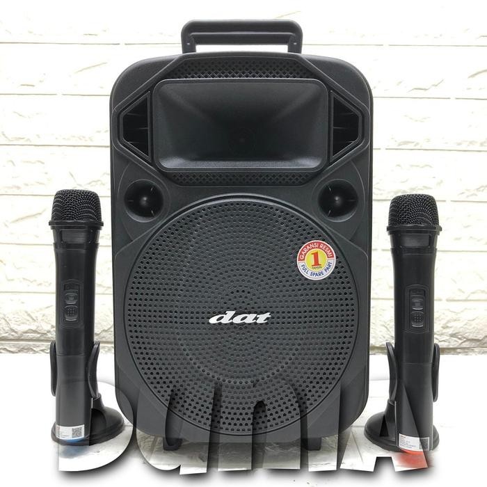 Speaker Portable Wireless Dat DT 815 AS Original 8 inch Bluetooth dis