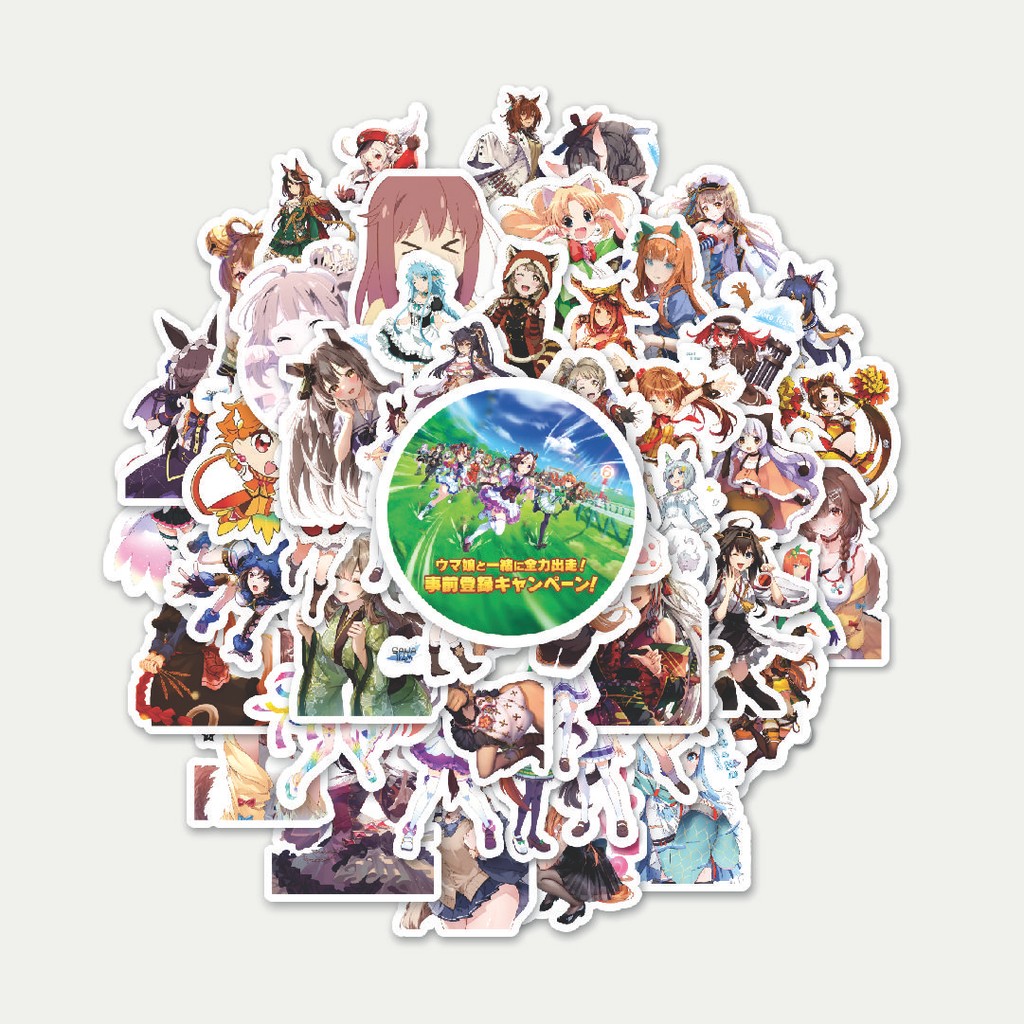 

Sticker Pack Stiker Anime Pretty Derby | Sticker TUMBLR | Stiker LAPTOP KOPER HELM
