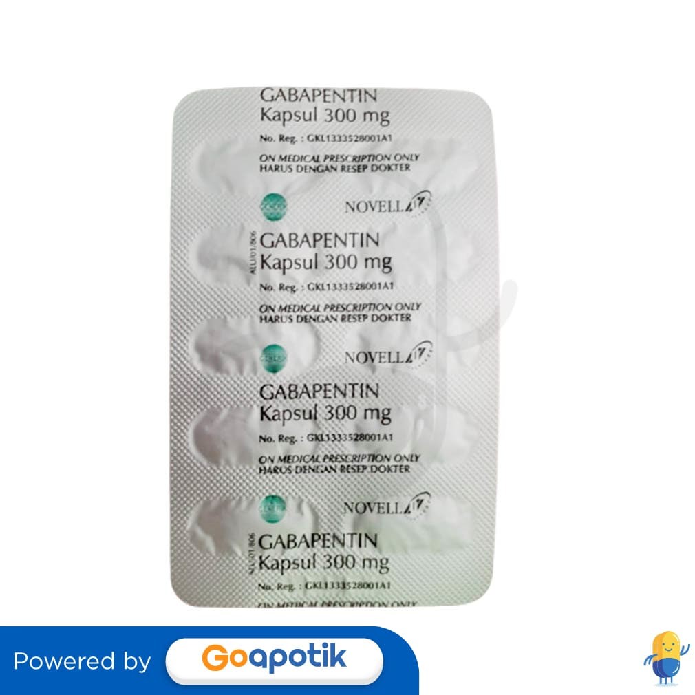 Gabapentin Novell 300 Mg Strip 10 Kapsul