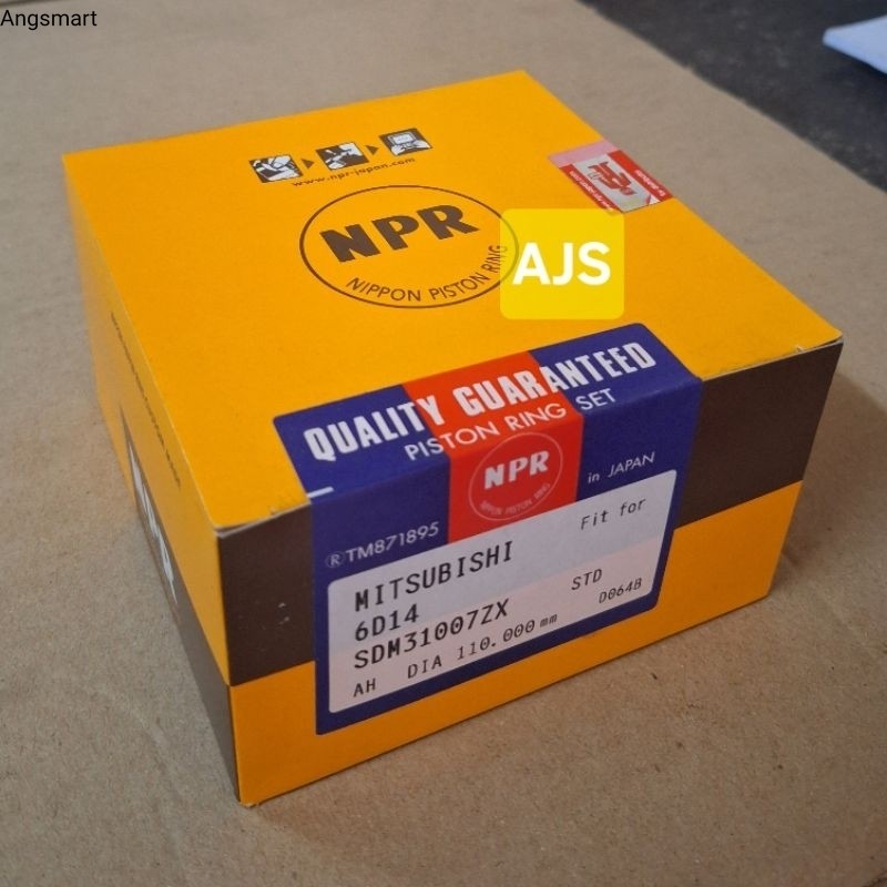 Ring Piston Per Seker MITSUBISHI 6D14 SDM31007ZX 110mm 110 mm NPR Japan Jepang Original