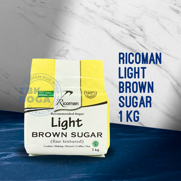 

Ricoman Light ( 1 kg ) Brown Sugar Gula Merah