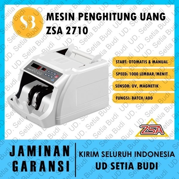 

Mesin Penghitung Uang ZSA 2710 Asli dan Bergaransi 10JVNZ4 last stok