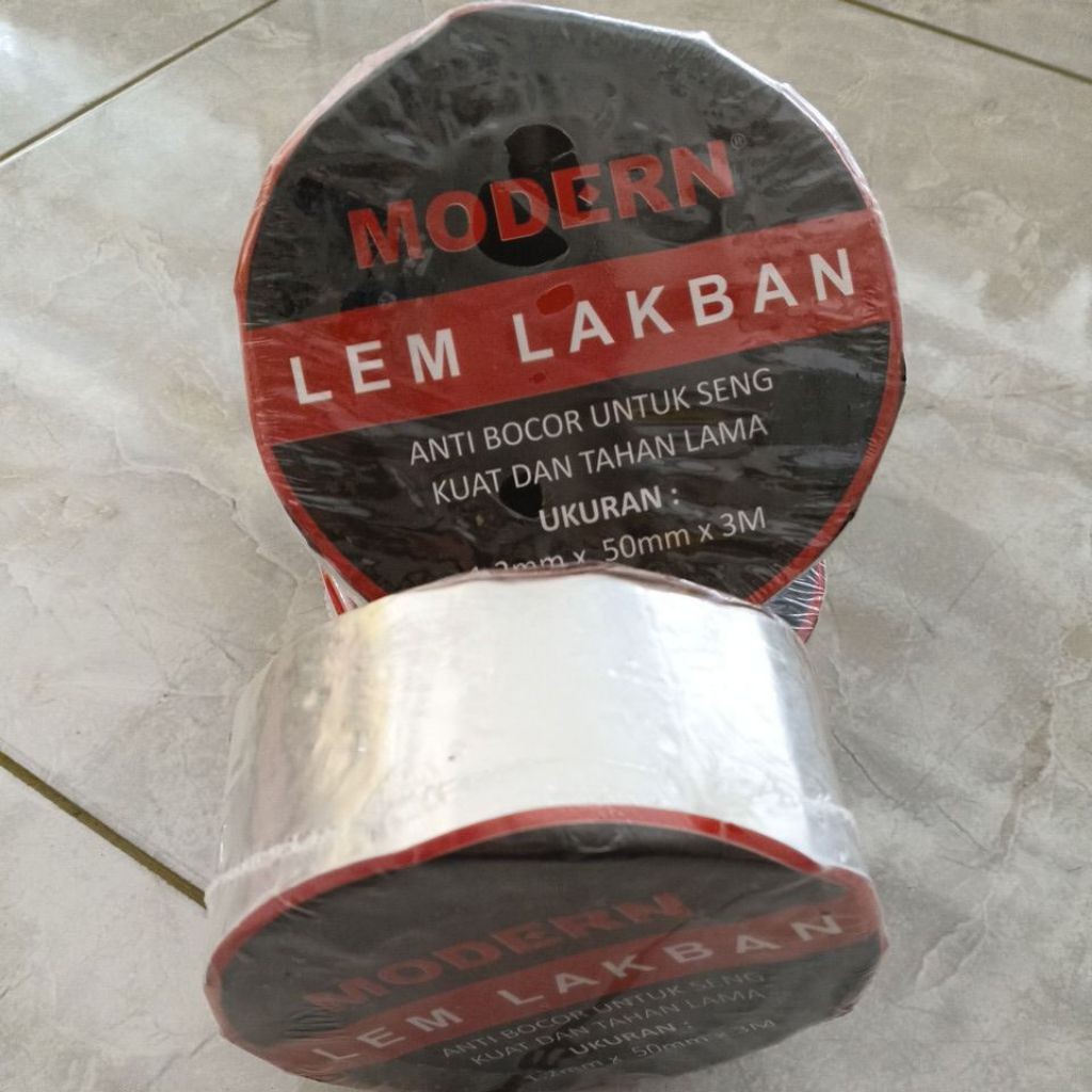 LAKBAN MODERN ANTI BOCOR untuk seng dinding aspalt