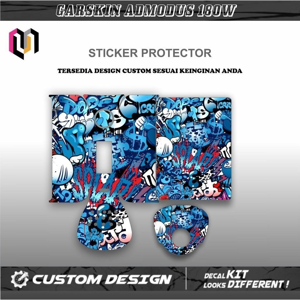 

[UNOMAX GARSKIN] Sticker Garskin Admodus 180w Bisa Custom Gambar