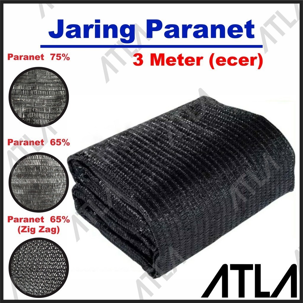 Jaring Paranet 3 Meter Peneduh Tanaman Hidroponik Shading Net 3M M
