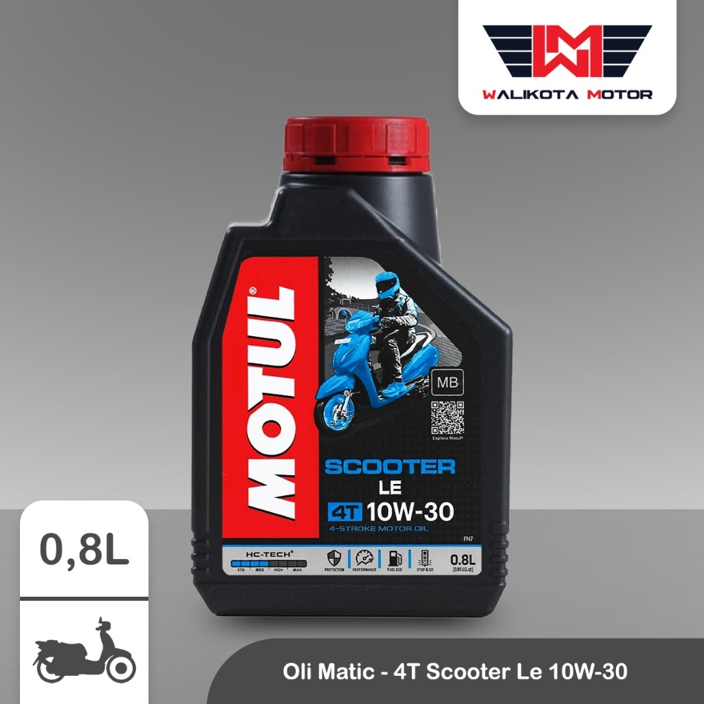 OLI MOTUL SCOOTER LE 10W-30 (BIRU) 0,8L OLI MOTUL MATIC 800 ML ORIGINAL