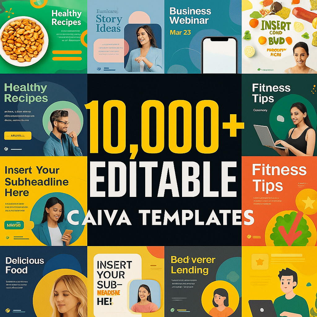 ULTIMATE 10,000+ Canva Template Bundle PLR 2025- PAKET TEMPLATE 10.000+ CANVA TERBAIK Nubdigital Pro