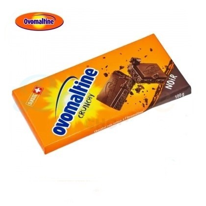 

Ovomaltine Crunchy Noir Dark Chocolate Bar asal Swiss Eropa