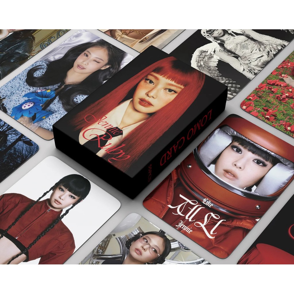 

55pcs/Set Kpop star 2025 album RUBY Photocards solo album Alter Ego lomo cards For student fan gifts Collection Gifts